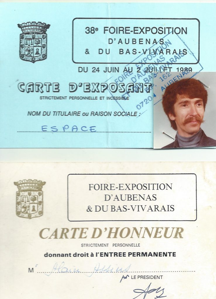 Radio PILE et la Foire dAUBENAS Carte dHonneur !