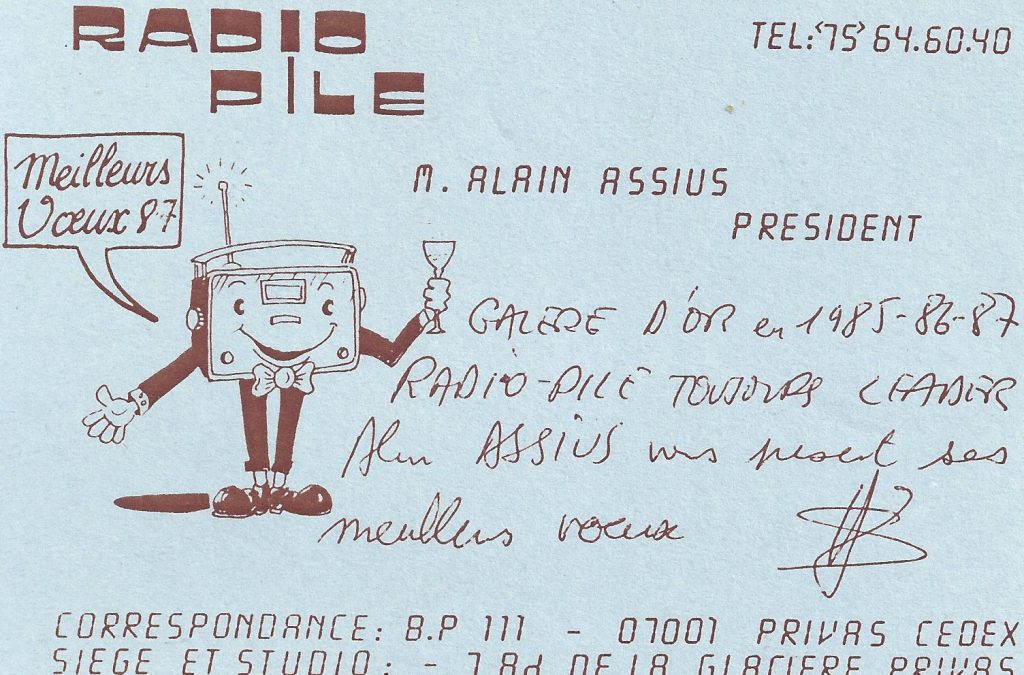 Radio PILE, les Voeux du President.
