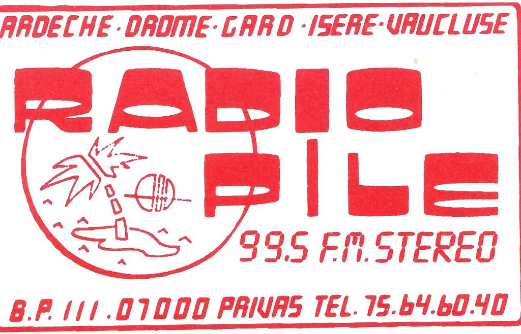 Autocollant Radio PILE