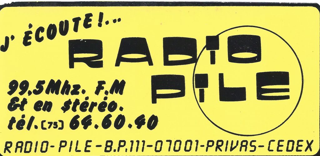 Les auto-collants Radios